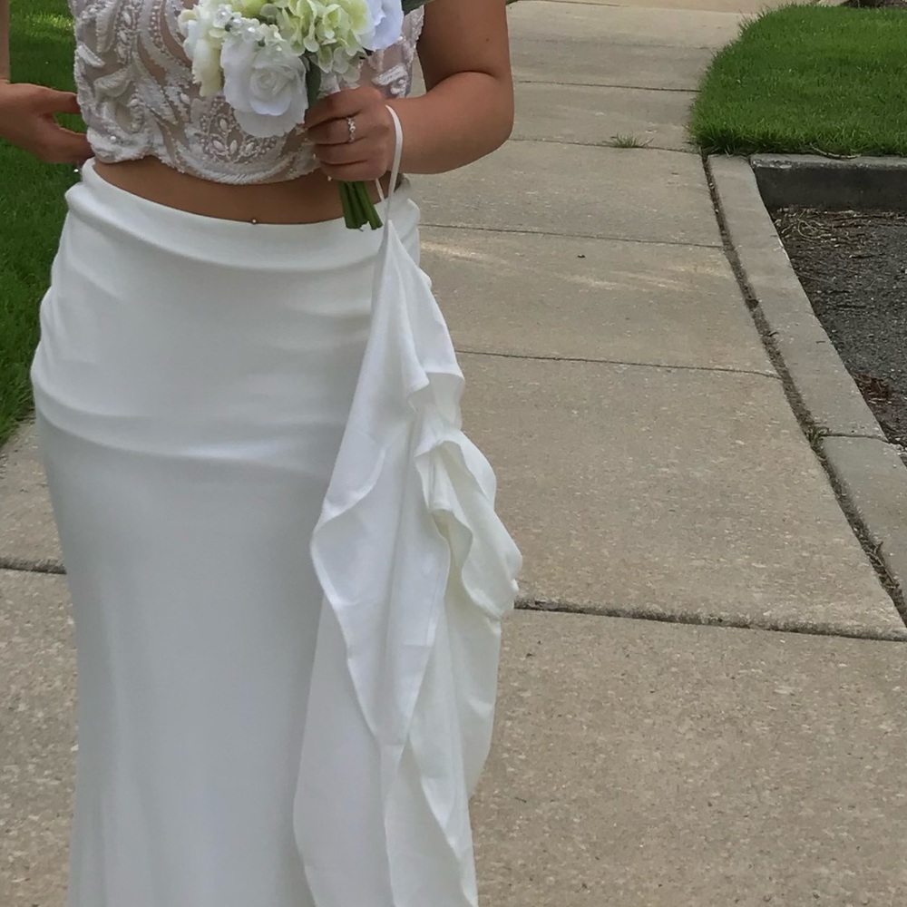 Two piece Prom Dress - Picture 10 of 11